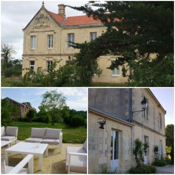 Chateau Bernon Maison D Hotes - Piscine Et Spa Bed & Breakfast Queyrac Exterior photo